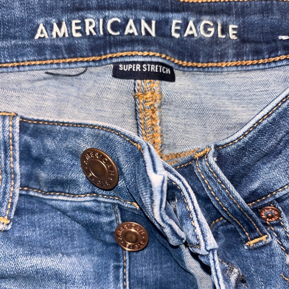 female american eagle jean high rise shorts - Picture 2 of 5